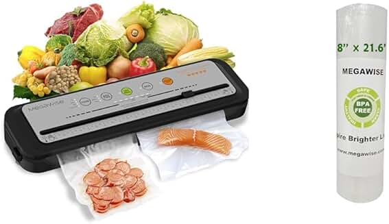 Updated Vacuum Sealer with Starter Kit and Bags