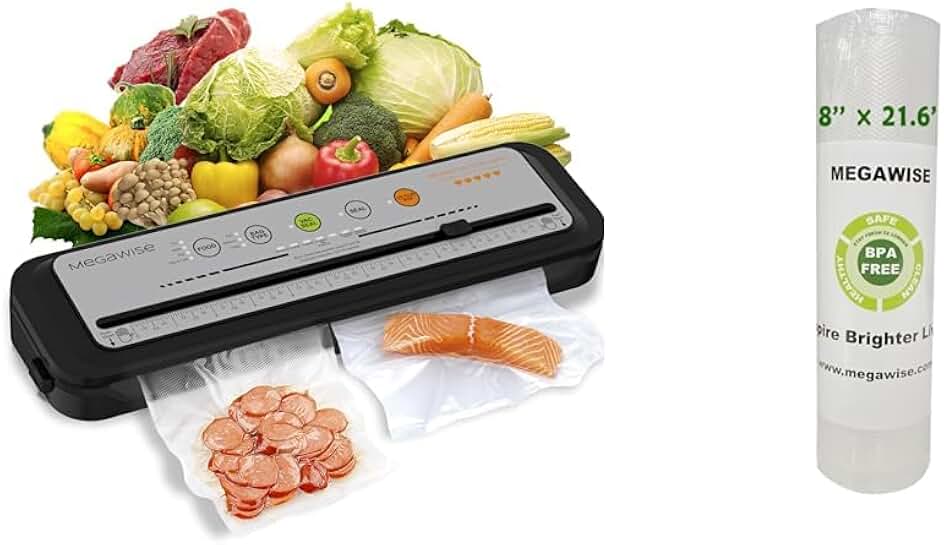 Updated Vacuum Sealer with Starter Kit and Bags