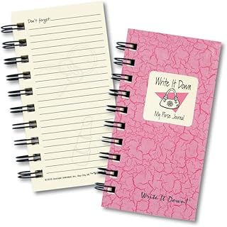 Write It Down Guided Journal in Pink, Mini Size