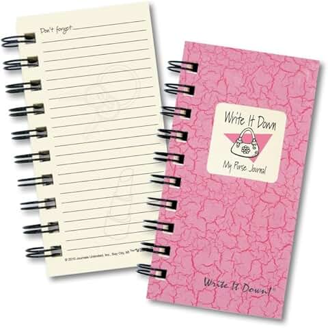 Write It Down Guided Journal in Pink, Mini Size