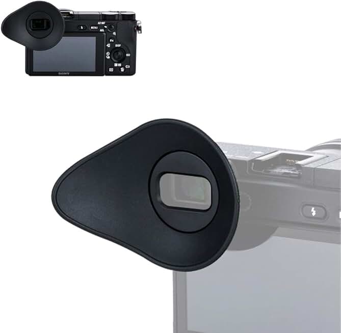 Soft Silicone Camera Eyecup for Viewfinder Protection