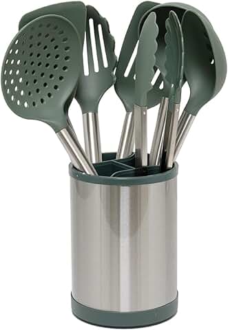 8-Piece Kitchen Utensil Set with Holder