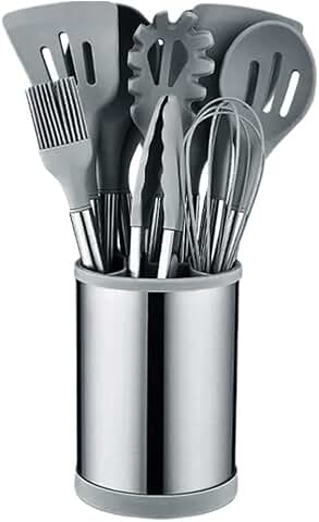 12-Piece Silicone Utensil Set with Holder for Kitchen