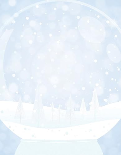 Snow Globe Letterhead, 80 sheets, 11" x 8.5"