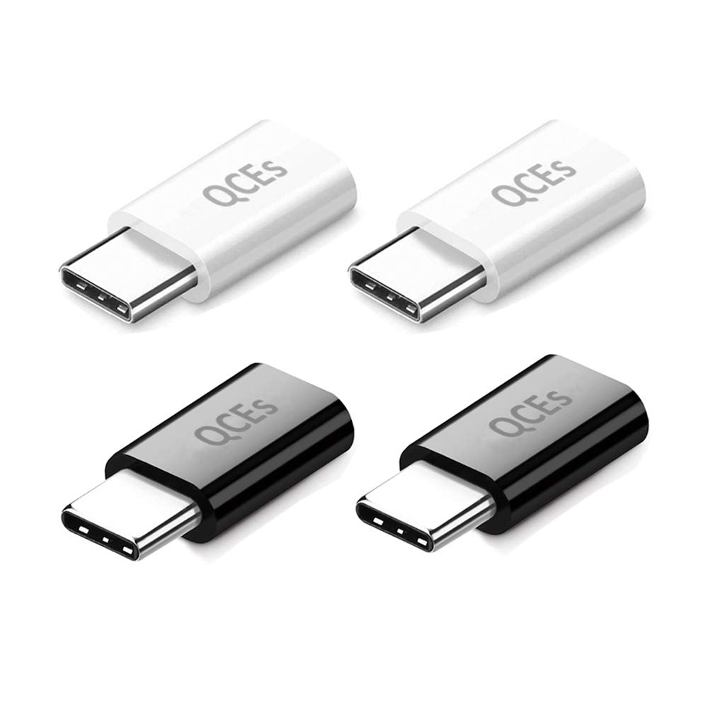 Micro USB to USB-C Adapter 4-Pack for Phones and Tablets
