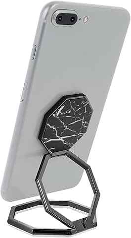Metal Phone Ring Holder with 360° Rotation and Kickstand