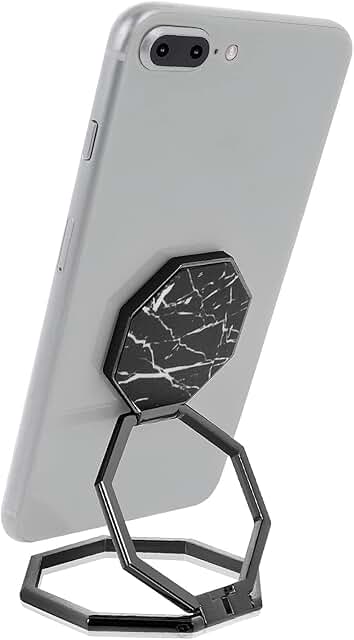Metal Phone Ring Holder with 360° Rotation and Kickstand