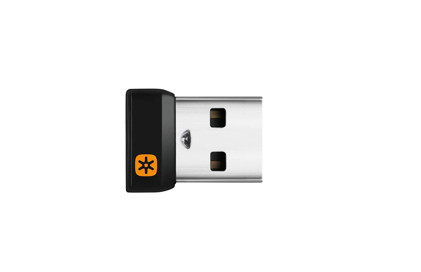 USB Unifying Receiver, 2.4 GHz Wireless Technology, USB Plug Compatible with all Unifying Devices like Wireless Mouse and Keyboard, PC / Mac / Laptop - Black