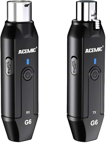 Wireless 2.4G Microphone Transmitter and Receiver System