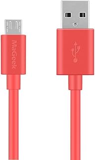 6ft Micro USB to USB Cable, High Speed, Pink