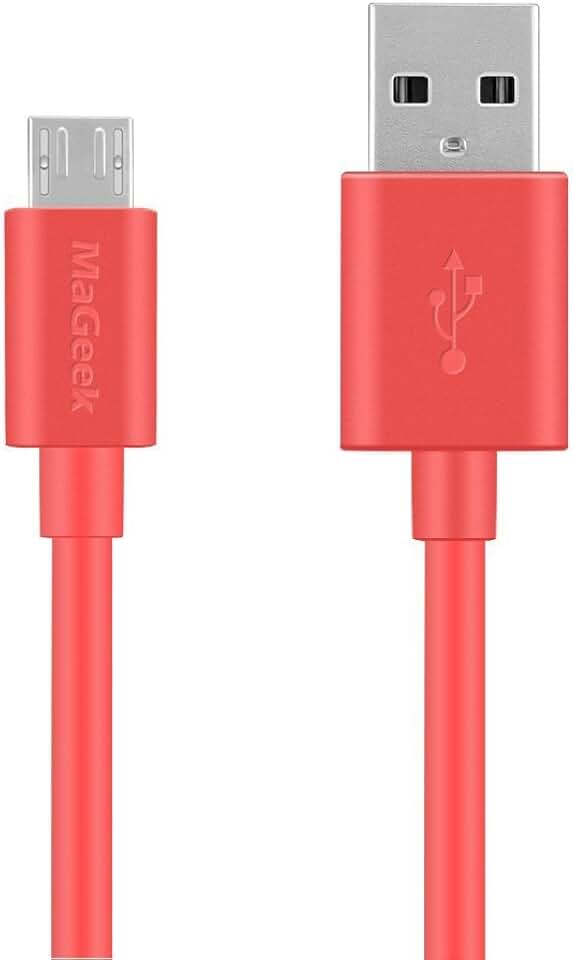 6ft Micro USB to USB Cable, High Speed, Pink