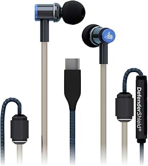 Air Tube Stereo Earbuds with Mic and Volume Control