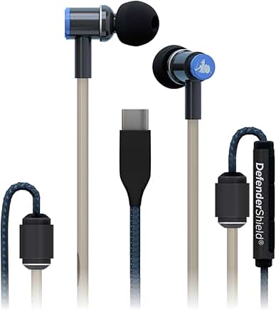 Air Tube Stereo Earbuds with Mic and Volume Control