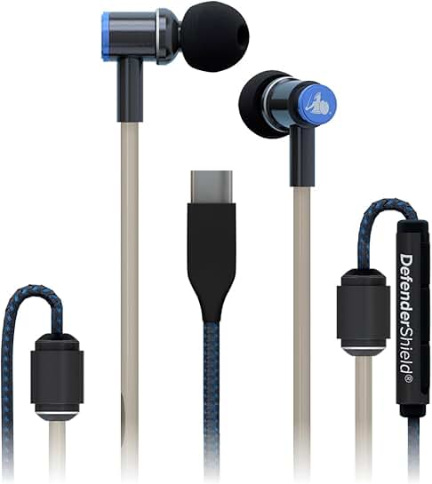 Air Tube Stereo Earbuds with Mic and Volume Control