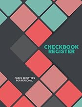 Personal Checkbook and Ledger Register for Finances