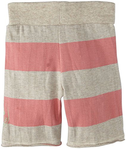 Girls' Rugby Stripe Board Short () - Chrysanthemum - 0-3 Months