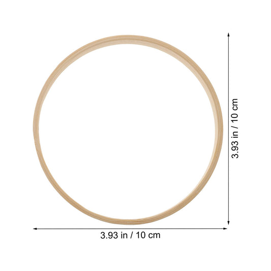 12pcs 4" Bamboo Hoop Set for Macrame and Wall Decor