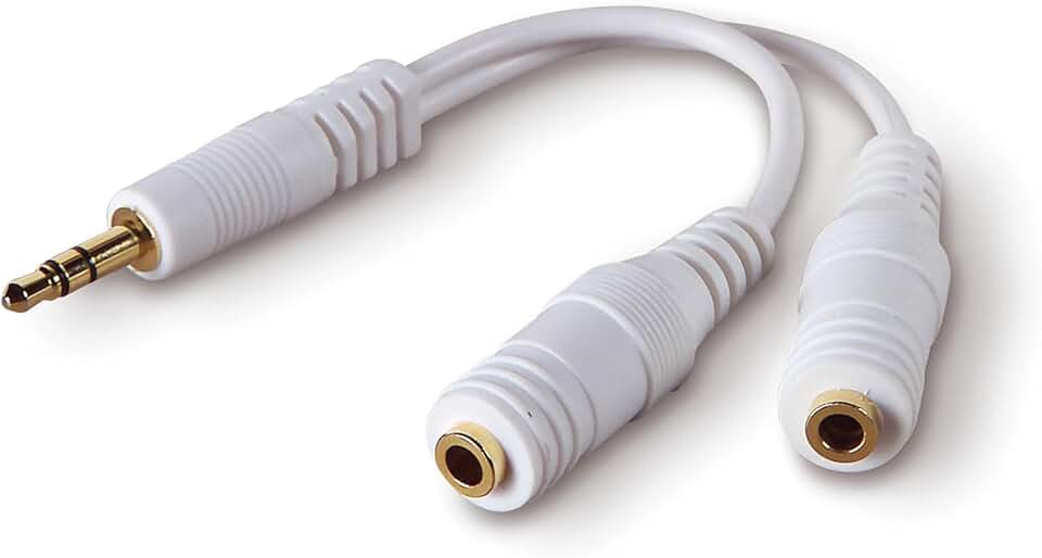 3.5mm Audio Splitter for Sharing Music and Videos