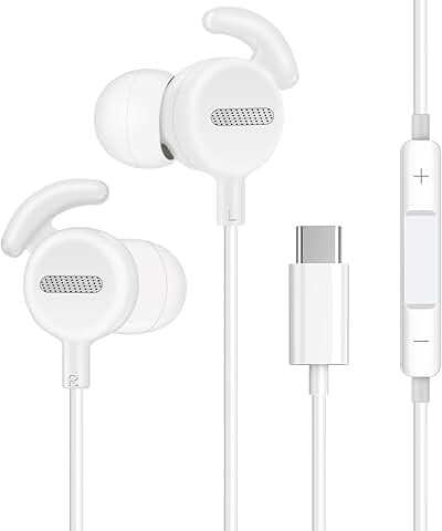 Wired Type C Earphones with Mic and Remote