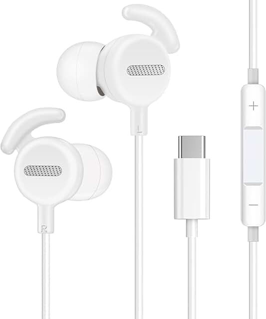 Wired Type C Earphones with Mic and Remote