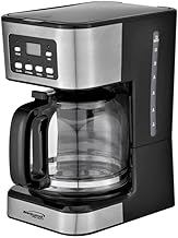 12-Cup Digital Coffee Maker in Black