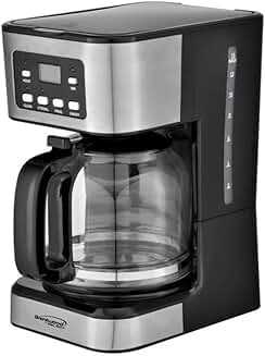 12-Cup Digital Coffee Maker in Black
