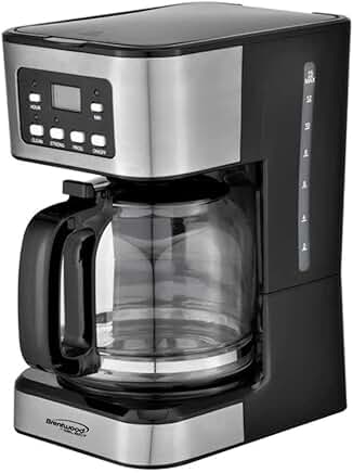 12-Cup Digital Coffee Maker in Black