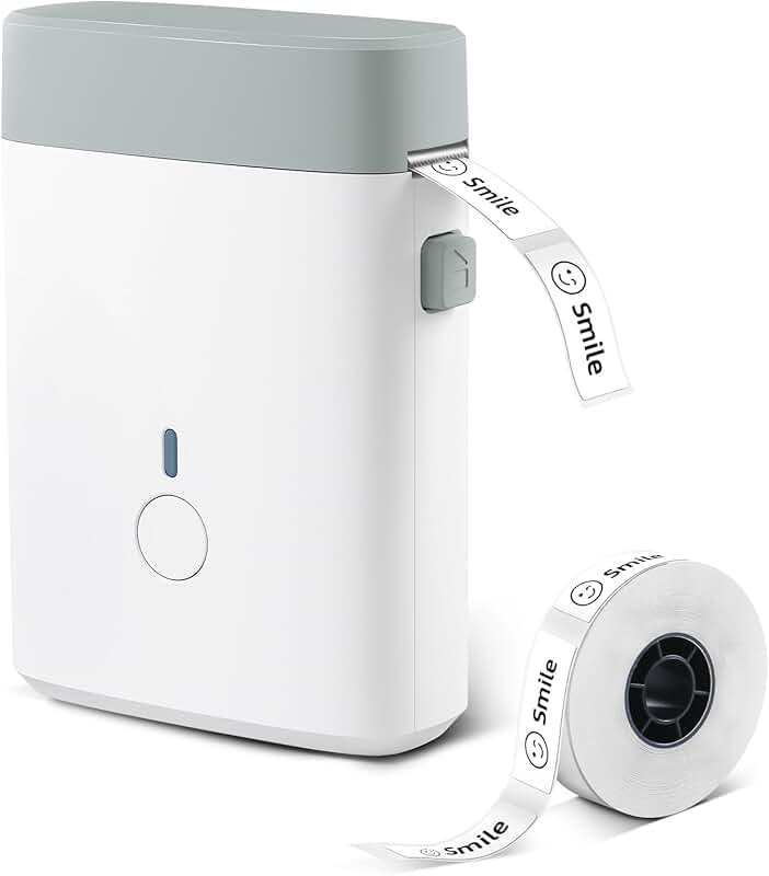 Mini Bluetooth Label Maker with Tape for Home and Office