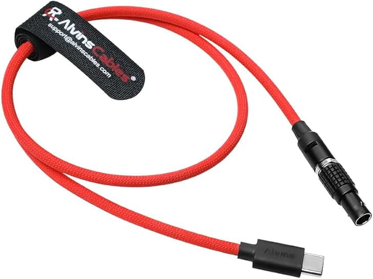 Braided USB-C to 2-Pin Power Cable, 24 inches