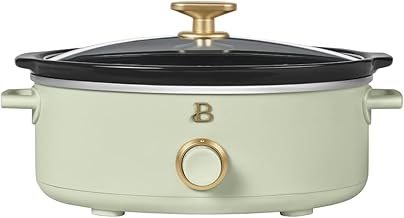 2.5qt Slow Cooker for Small Meals, Dishwasher Safe, Sage Green