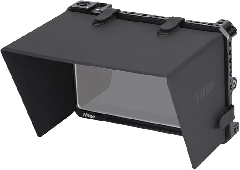 Nitze Cage for Feelworld S7 Monitor with NATO Rail and Sunhood