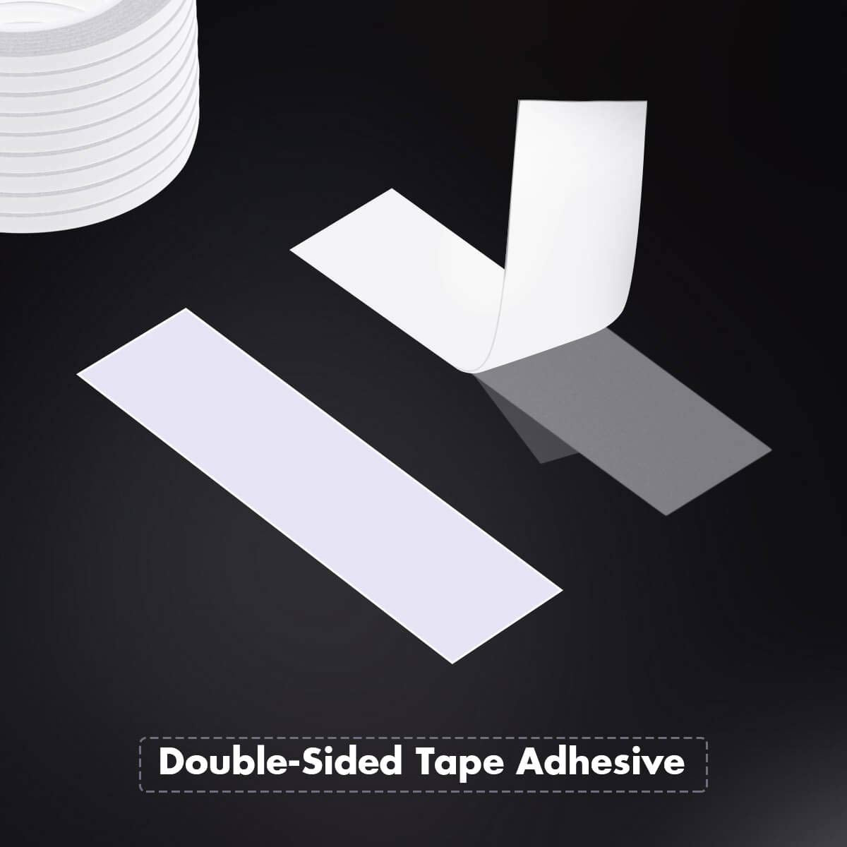 Double-Sided Adhesive Tape, 9 Rolls for Crafts and Office