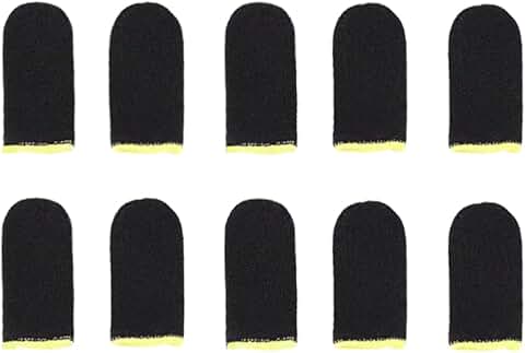 Gaming Finger Sleeves for Mobile Phones, 10 Pack