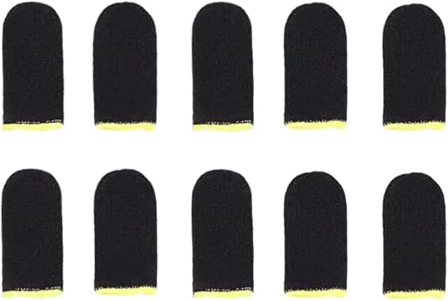 Gaming Finger Sleeves for Mobile Phones, 10 Pack