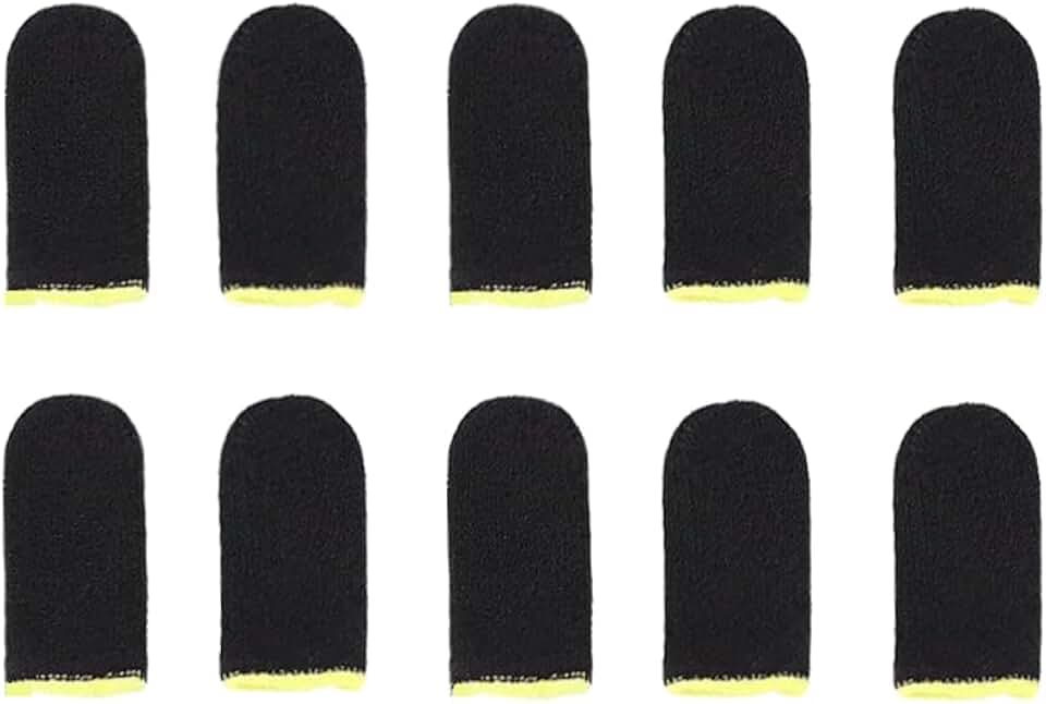 Gaming Finger Sleeves for Mobile Phones, 10 Pack