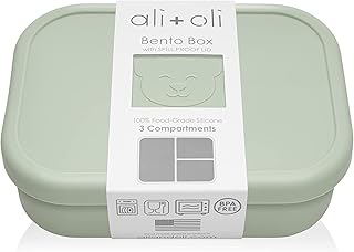Silicone Pine Bento Box for Kids and Adults