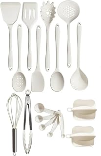 18-Piece Black Silicone Kitchen Utensil Set