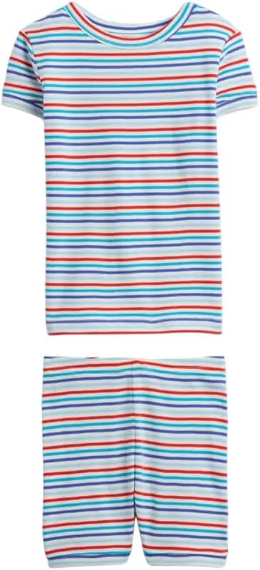 Toddler Unisex Short John Pajama Set 6-12 Months