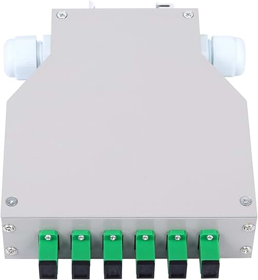 6-Port SM Fiber Optic Enclosure with Pigtail and Couplers
