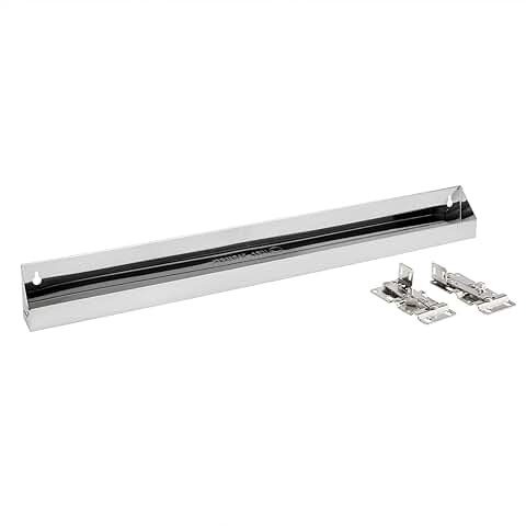 Slim 28-inch Stainless Steel Tip-Out Sink Tray