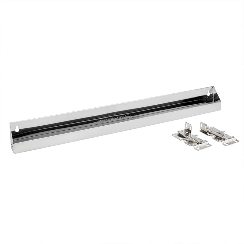 Slim 28-inch Stainless Steel Tip-Out Sink Tray