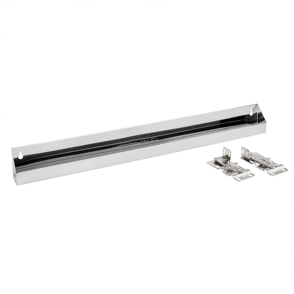 Slim 28-inch Stainless Steel Tip-Out Sink Tray