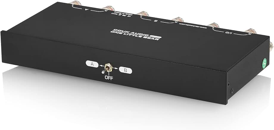 2-Way Passive Stereo Speaker Switch Box