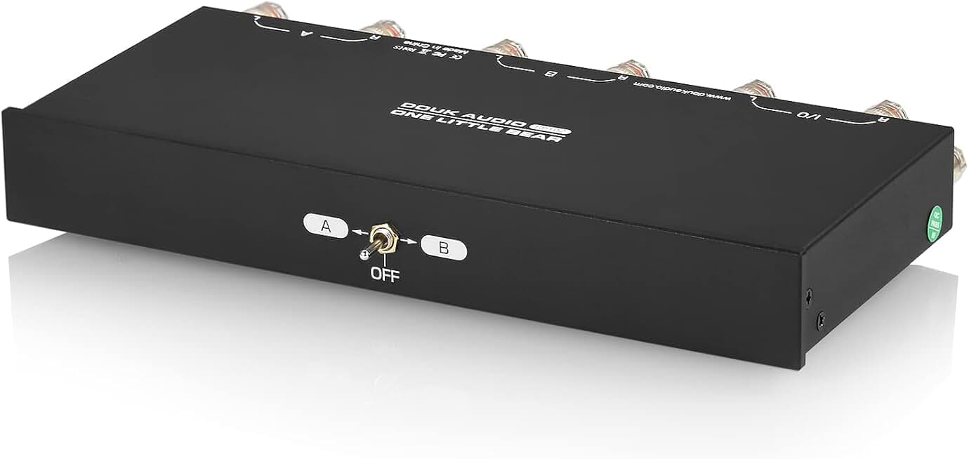 2-Way Passive Stereo Speaker Switch Box
