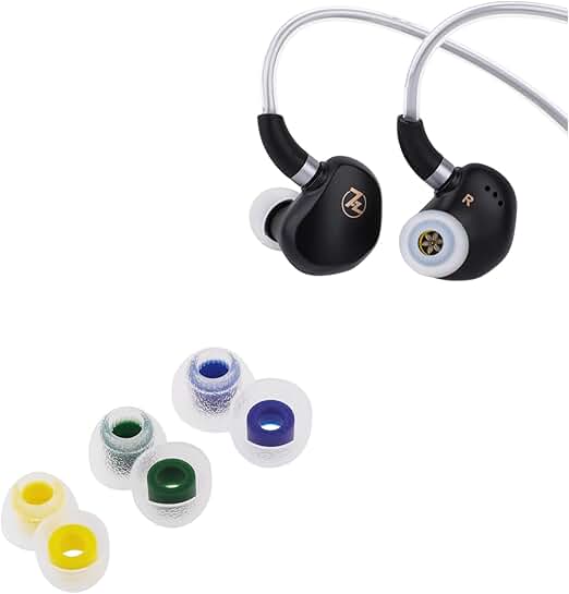 7HZ G1 In-Ear Monitor with 10mm DLC Driver, 3 Pairs