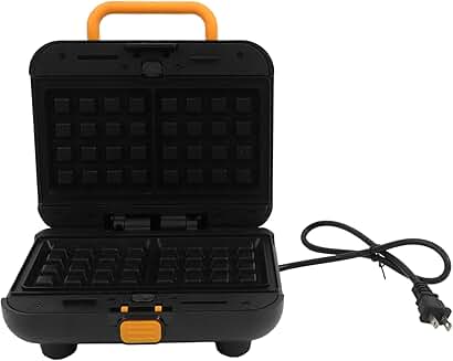 Non-stick Waffle and Sandwich Maker with Anti-skid Base