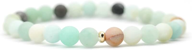 Handmade 6mm Stone Beaded Bracelets for Men and Women