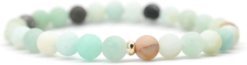 Handmade 6mm Stone Beaded Bracelets for Men and Women