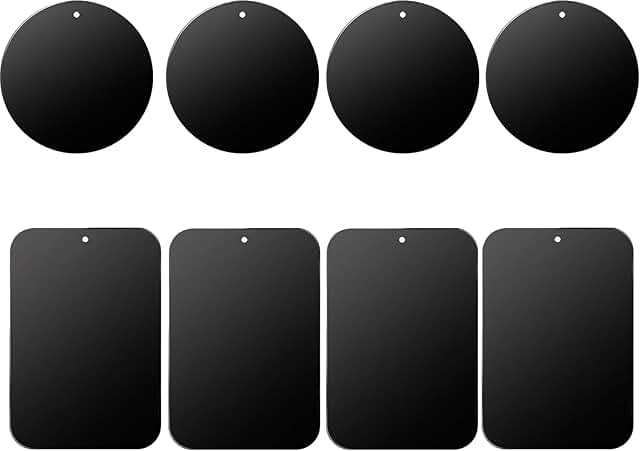 8 Metal Replacement Mount Plates for Car Phone Holders