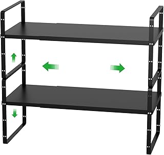 Expandable Cabinet and Pantry Storage Shelves, 2 Pack